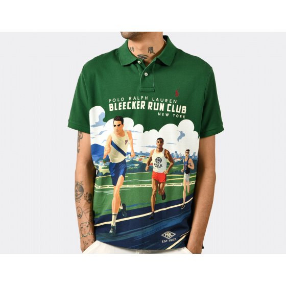 Polo Ralph Lauren Custom Slim Polo Shirt Run Club