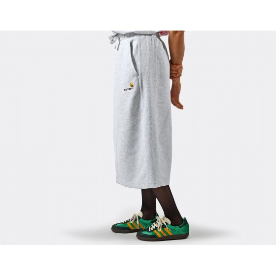Carhartt WIP W American Script Sweat Skirt Ash Heather