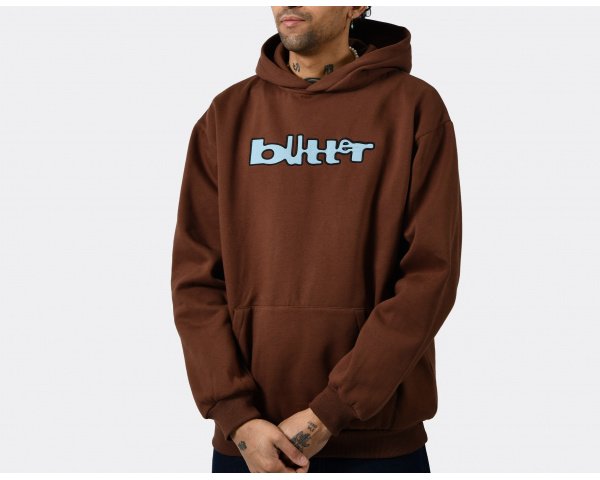 Butter Warped Hoodie Chocolate