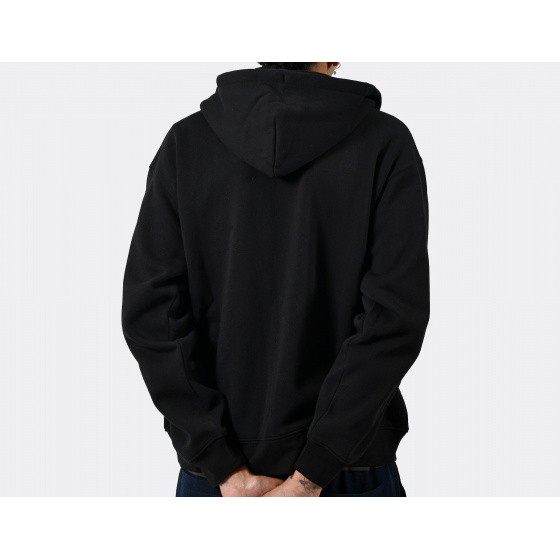 Dime Cursive Zip Hoodie Black