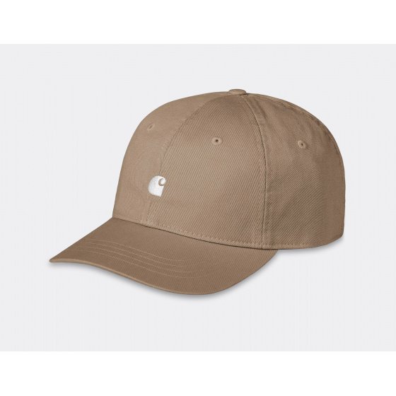Carhartt WIP Madison Logo Cap Leather White