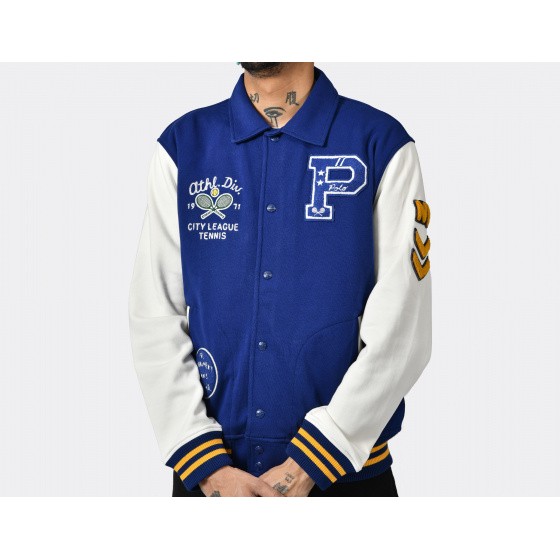 Polo Ralph Lauren Varsity Jacket Athletic Club Fall Royal