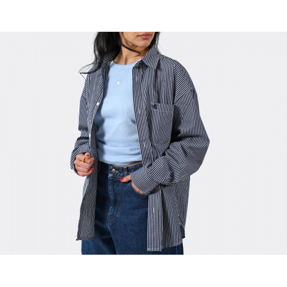 Carhartt WIP W Arvin Shirt Stripe Space