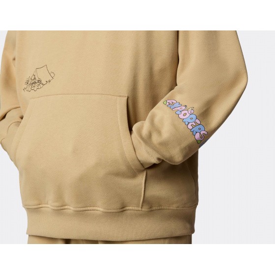 The North Face Mountain Cleanup Oversized Hoodie Khaki Stone