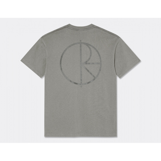 Polar Contrast Stroke Logo T-Shirt Grey