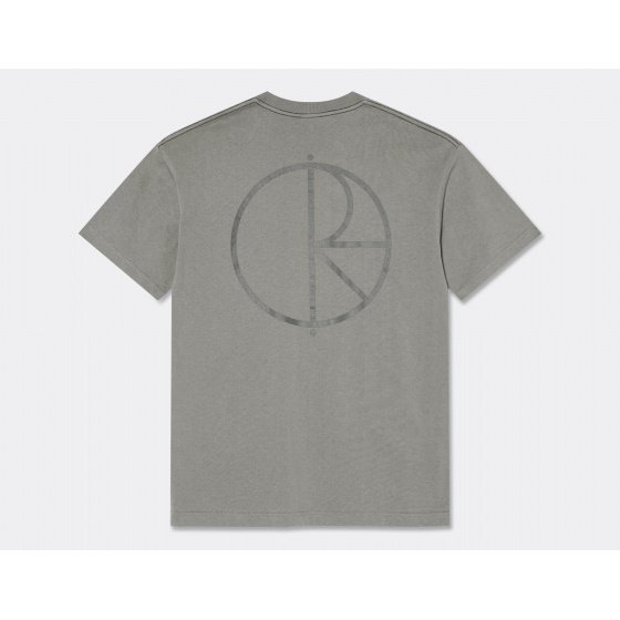 Polar Contrast Stroke Logo T-Shirt Grey