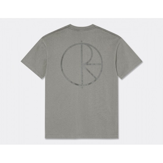 Polar Contrast Stroke Logo T-Shirt Grey