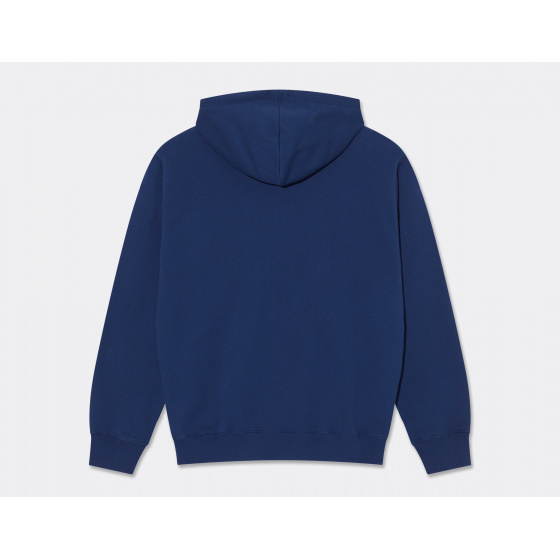 Polar Dave Hoodie Surf Logo Deep Royal Blue