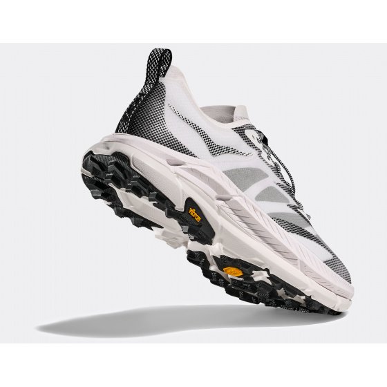 Hoka Mafate Speed 4 Lite Stealth Tech White Black
