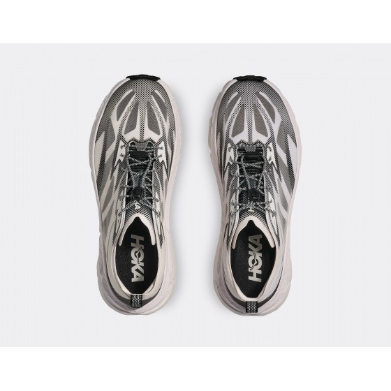 Hoka Mafate Speed 4 Lite Stealth Tech White Black