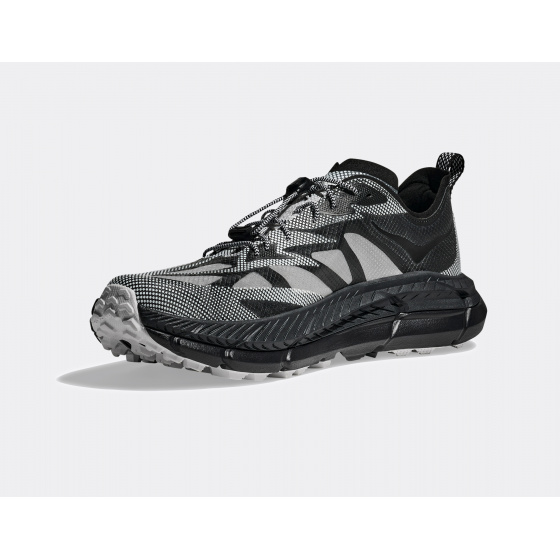 Hoka Mafate Speed 4 Lite Stealth Tech Black White