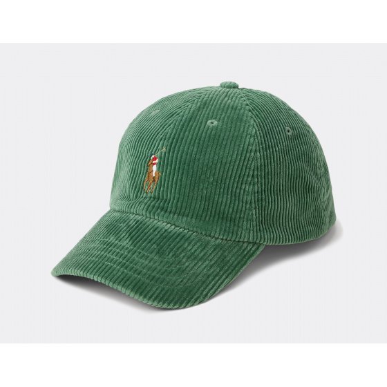 Polo Ralph Lauren Corduroy Ball Cap Meadow Green