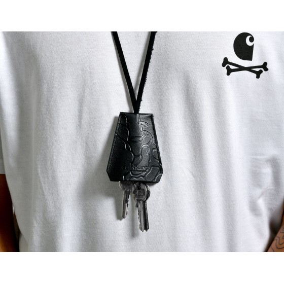 Carhartt WIP Camo Duck Key Bell Black