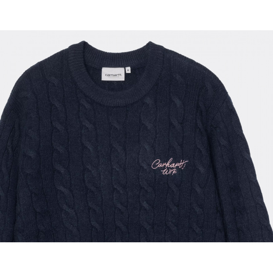 Carhartt WIP Signature Sweater Deep Night