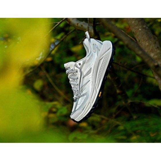Hoka Mafate Speed 2 White Silver