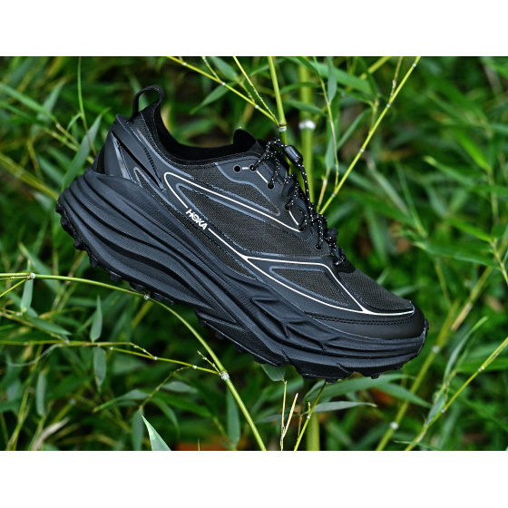 Hoka Stinson One7 Black Silver