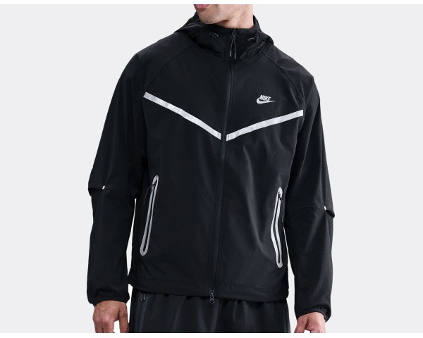 Nike Tech Woven Windrunner Reflective Jacket Black