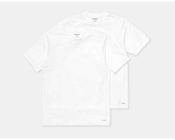 Carhartt WIP Standard Crew Neck T-Shirt Pack White