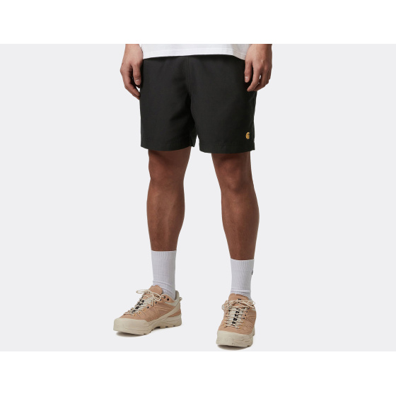 Carhartt WIP Chase Swim Trunks Black