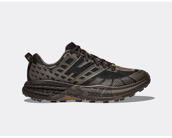 Hoka Speedgoat 2 Black Asphalt Grey