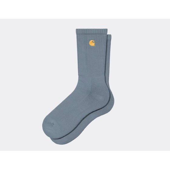 Carhartt WIP Chase Socks Cozy Blue Gold