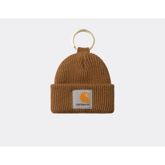 Carhartt WIP Mini Watch Hat Keychain Hamilton Brown