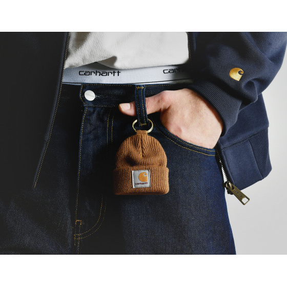 Carhartt WIP Mini Watch Hat Keychain Hamilton Brown