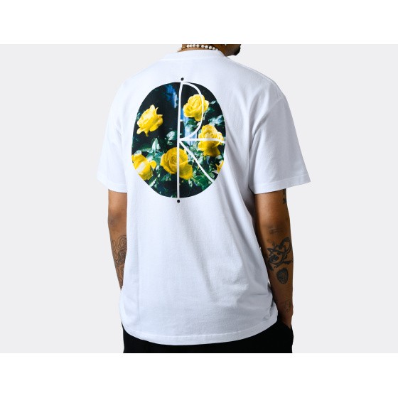 Polar Fill Logo T-Shirt Martas Roses White