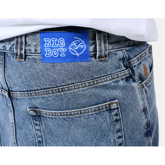 Polar Big Boy Pants Heavy Washed Blue