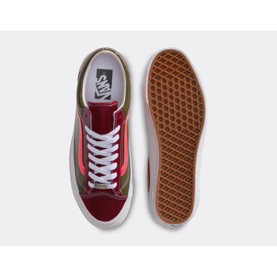Vans LX Old Skool 36 Patent Bordeaux Olive