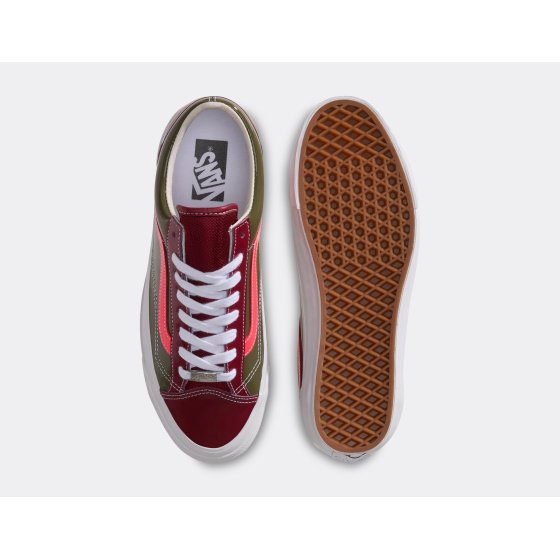 Vans LX Old Skool 36 Patent Bordeaux Olive