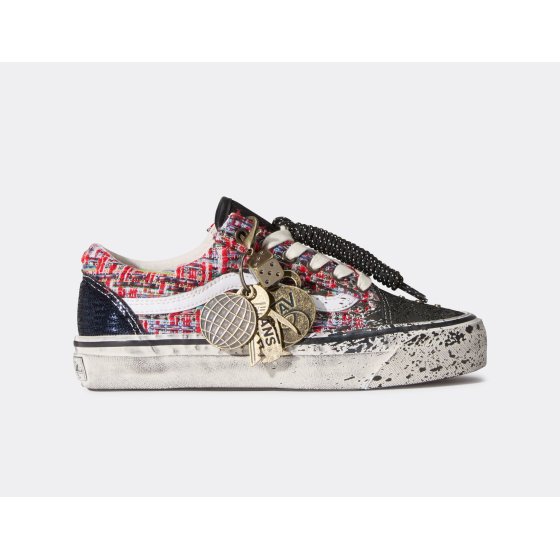 Vans LX Old Skool Charms Red Black