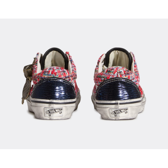 Vans LX Old Skool Charms Red Black