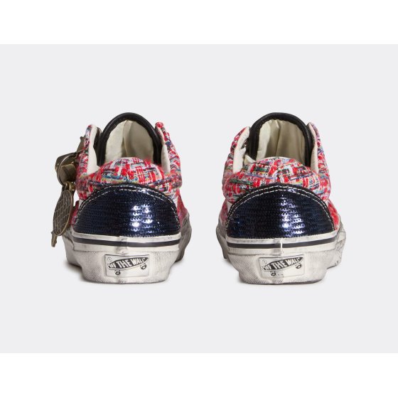 Vans LX Old Skool Charms Red Black