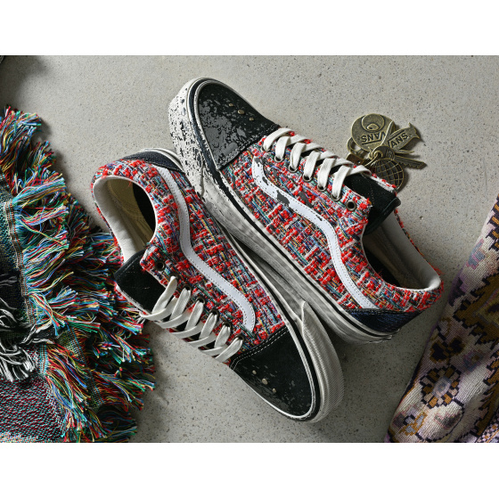 Vans LX Old Skool Charms Red Black