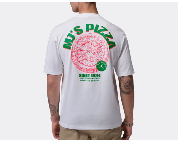 Jordan MJ’S Pizza T-Shirt White
