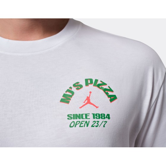 Jordan MJ’S Pizza T-Shirt White