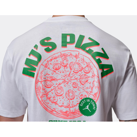 Jordan MJ’S Pizza T-Shirt White