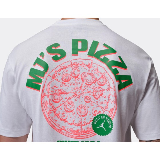 Jordan MJ’S Pizza T-Shirt White