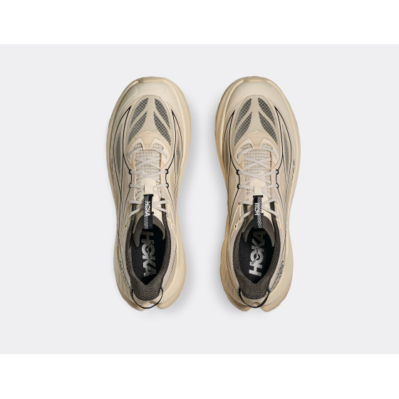 Hoka Mach Remastered Eggshell Asphalt Grey