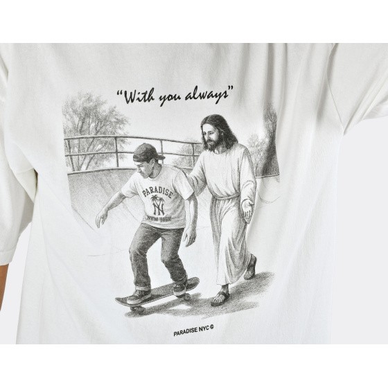 Paradise With You Always T-Shirt Off White