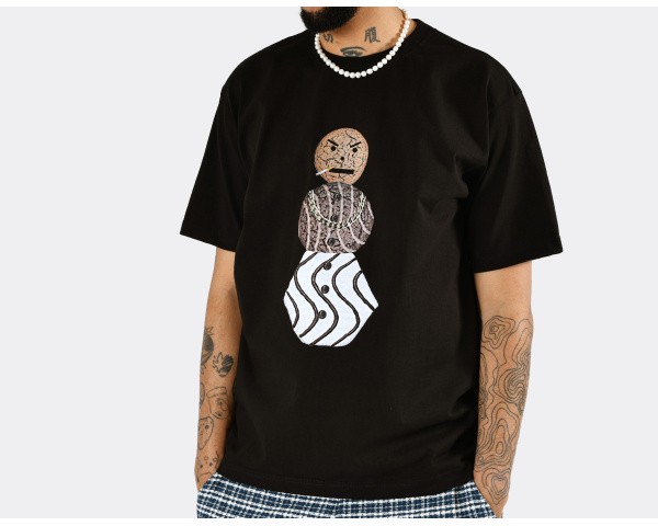 Quartersnacks Big Snackman T-Shirt Black
