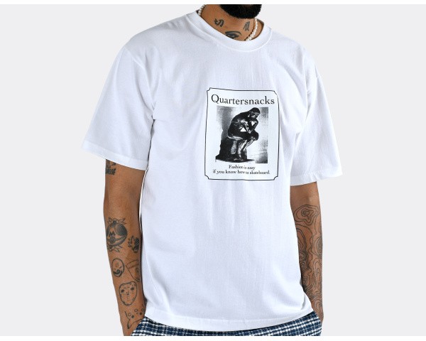 Quartersnacks Thinker T-Shirt White