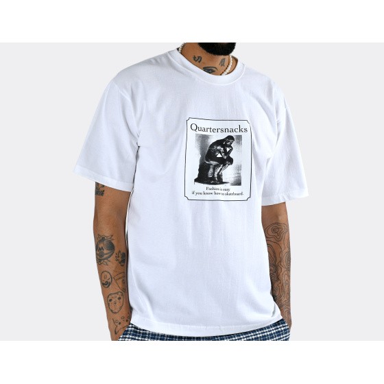 Quartersnacks Thinker T-Shirt White