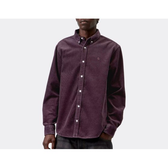 Carhartt WIP Madison Cord Shirt Cozy Purple