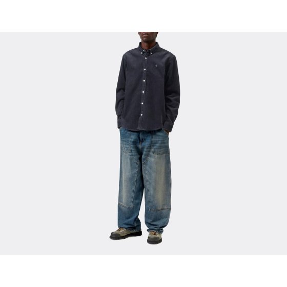 Carhartt WIP Madison Cord Shirt Dark Navy