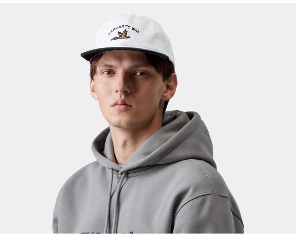 Carhartt WIP Animated Ducks Cap White Black