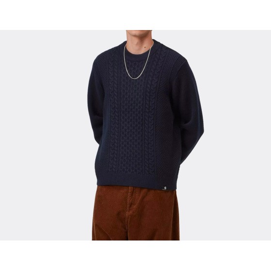 Carhartt WIP Caster Knit Sweater Dark Navy