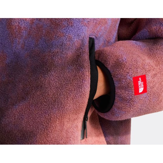 The North Face Red Box Printed 1/2 Zip Fleece Grounded Plum
