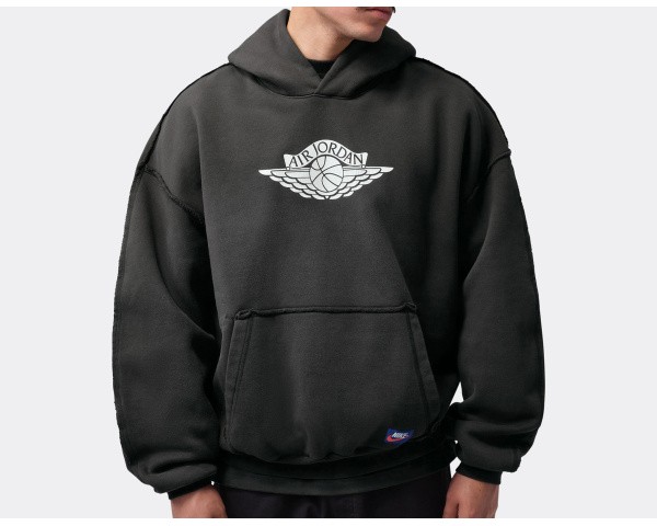 Jordan Flight Wings Fleece Hoodie Night Forest